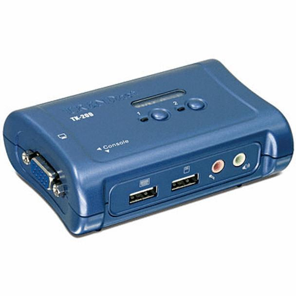 TRENDnet TK-209K 2-Port USB KVM Switch Kit w/ Audio