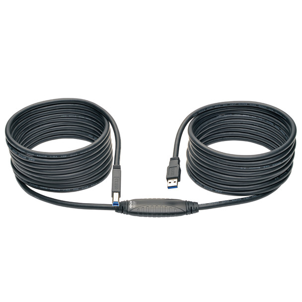 Tripp Lite U328-025 8m USB A USB B Male Male Black USB cable