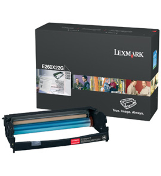 E260X22G , Lexmark E260X22G Drum kit, 30K pages/5% for Lexmark E 260/360/460/X 264/X 463