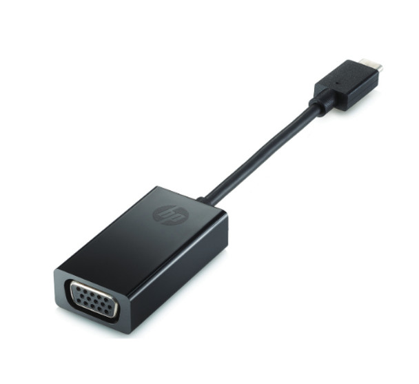 HP USB-C to VGA Adapter USB-C VGA Black cable interface/gender adapter