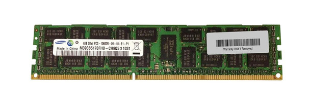 M393B5170FH0-CH9Q5 - Samsung 4GB 1333MHz PC3-10600R CL9 ECC REGISTERED 2RX4 DDR3 SDRAM 240-Pin DIMM SAMSUNG Memory Module