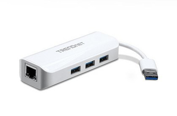 Trendnet TU3-ETGH3 5000Mbit/s White interface hub