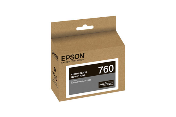 Epson T760120 -  T760 Ultrachrome HD Photo Black Ink 25.9ml Black ink cartridge