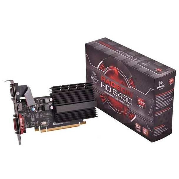 XFX AMD Radeon HD 6450 1GB GDDR3 VGA/DVI/HDMI PCI-Express Video Card