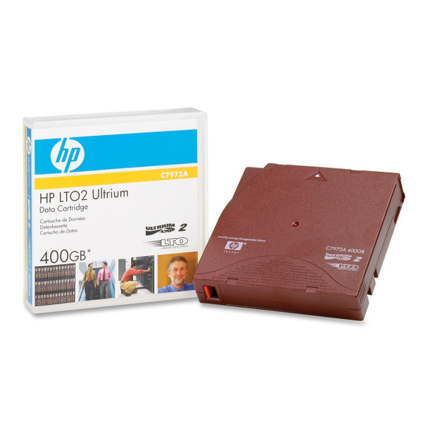 C7972AC - HP 200GB Native / 400GB Compressed LTO-2 Ultrium Data Cartridge