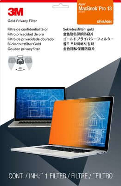 3M Privacy Filter 13" 13.3" Notebook Frameless display privacy filter