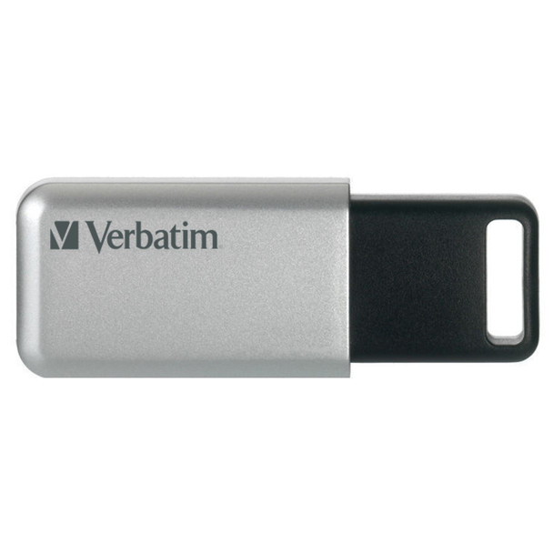 Verbatim Secure Pro 32GB USB 3.0 (3.1 Gen 1) Capacity Silver USB flash drive