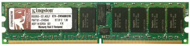 KTH-XW9400K2/8G - Kingston 8GB (2x4GB) 667Mhz PC2-5300 ECC Registered DDR2 SDRAM Dimm Memory Module for Proliant Server Dl585 G2 Dl385 G2 Bl