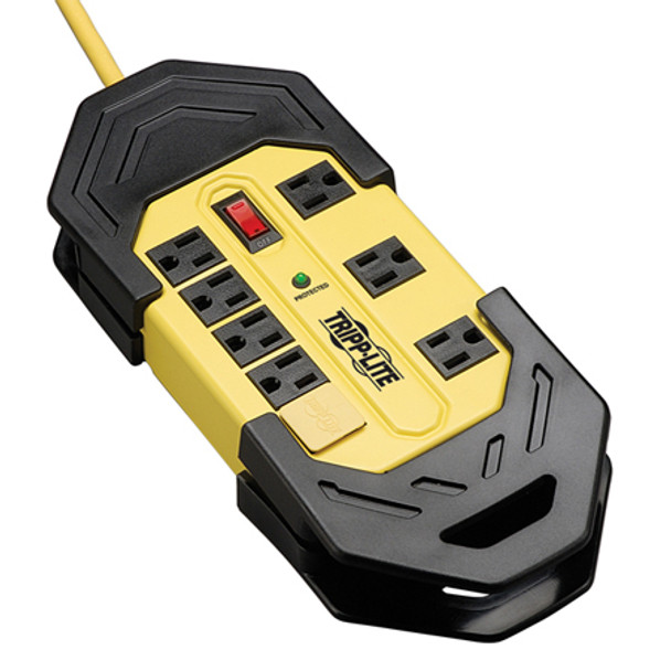 Tripp Lite TLM825SA Safety Surge Suppressor 8AC outlet(s) 120V 7.6m Yellow surge protector