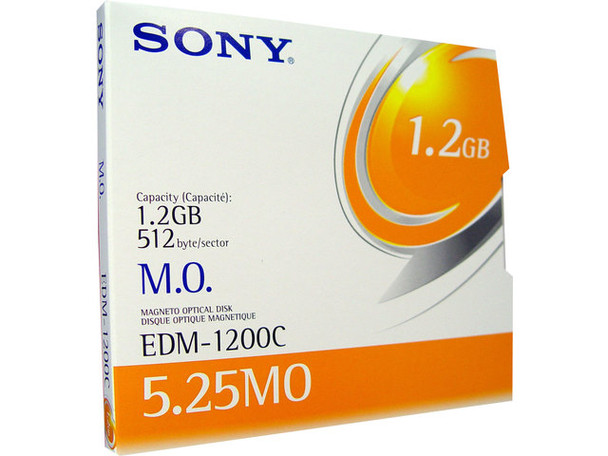 Sony 5.25" Magneto Optical Media Rewritable 1.2GB 2x