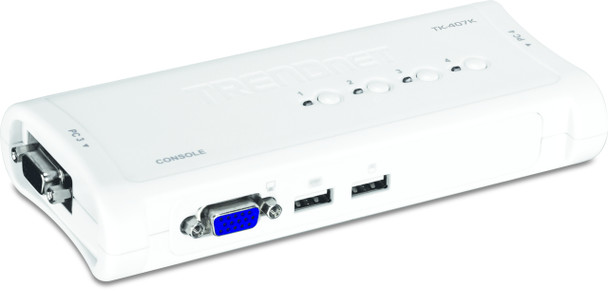 Trendnet TK-407K Blue KVM switch