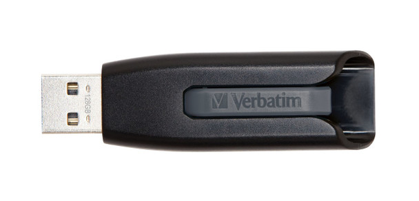 Verbatim V3 128GB USB 3.0 (3.1 Gen 1) Capacity Black USB flash drive