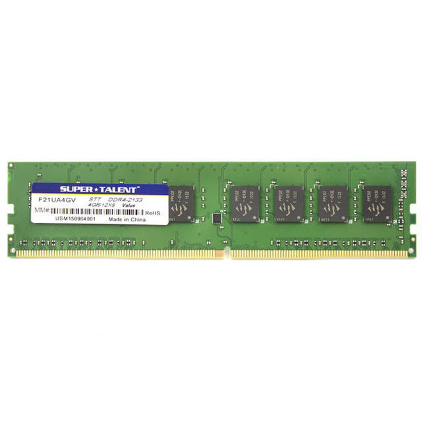 Super Talent DDR4-2133 4GB/512Mx8 CL15 Value Memory