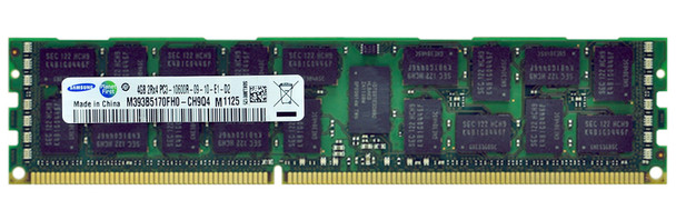 M393B5170FH0-CH9Q4 - Samsung 4GB 1333MHz PC3-10600 ECC Registered CL9 2RX4 DDR3 SDRAM 240-Pin DIMM SAMSUNG Memory Module