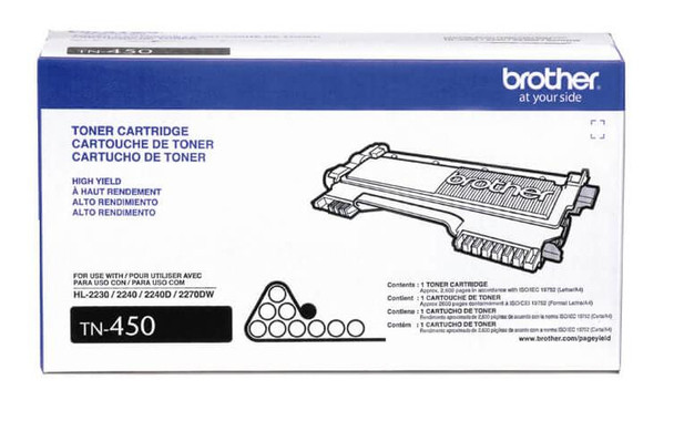 Brother TN-450 Laser toner 2600pages Black laser toner & cartridge