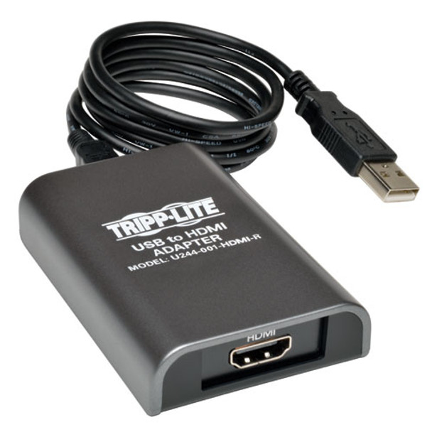 Tripp Lite U244-001-HDMI-R USB A HDMI Black cable interface/gender adapter