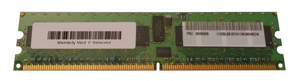 39M5808 - IBM 1GB(1X1GB)400MHz PC2-3200 240-Pin CL3 ECC Registered DDR2 SDRAM DIMM IBM Memory Kit for System x SEEVER BladeCenter ESERV