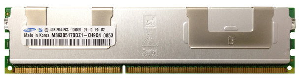 M393B5170DZ1-CH9Q4 - Samsung 4GB 1333MHz PC3-10600 ECC REGISTERED CL9 Dual RANK 1.5V DDR3 SDRAM 240-Pin DIMM SAMSUNG Memory Module