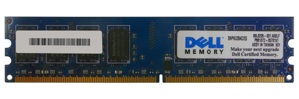 SNPKU354C/2G - Dell 2GB 667MHz PC2-5300 NON ECC UNBUFFERED DDR2 SDRAM DIMM Dell Memory