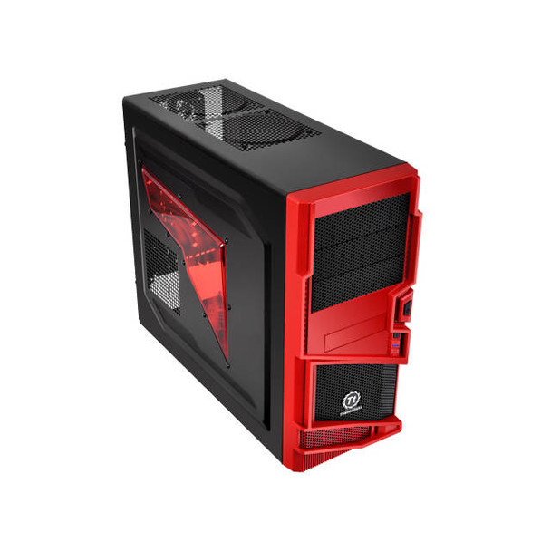 Thermaltake Commander MS-I Epic Edition VN400A1W2N-B No Power Supply ATX Mid Tower (Black/Red)