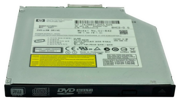 418866-001 - HP 8x DVD+/-RW SuperMulti MultiBay II Double Layer SlimLine LightScribe Optical Disk Drive