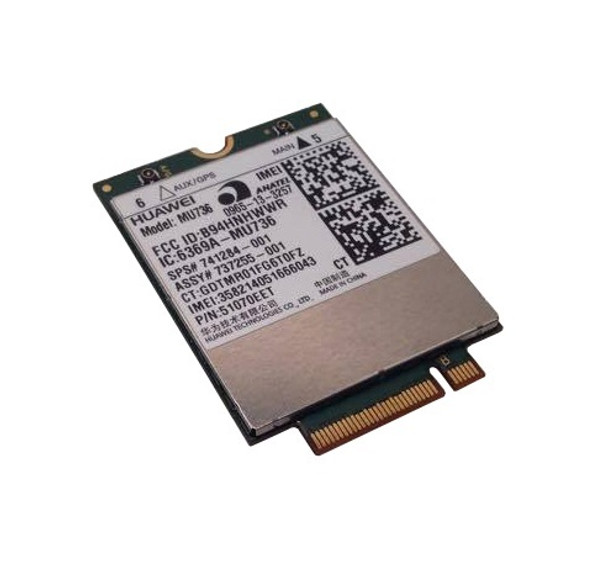 741284-001 - HP Mini PCI MU736 HS3114 HSPA+ GPS Wireless Mobile Broadband Module with 2 WWAN