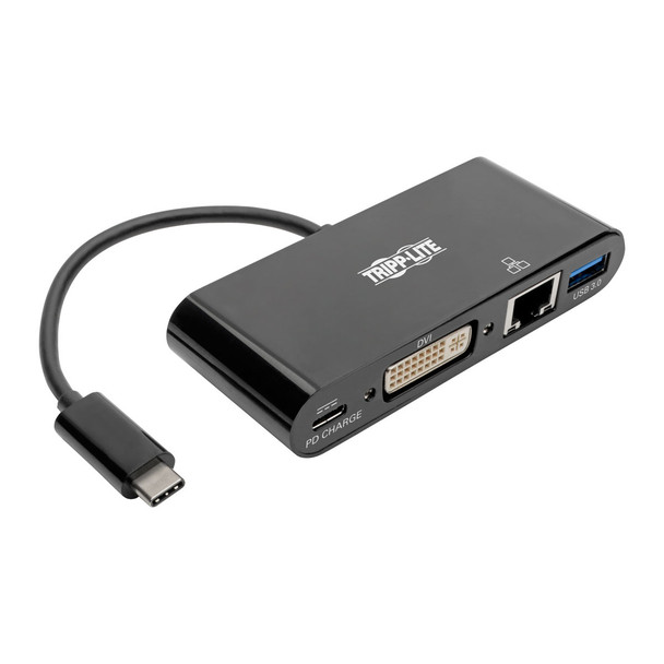 Tripp Lite U444-06N-DGUB-C USB 3.1 (3.1 Gen 2) Type-C 5000Mbit/s Black interface hub