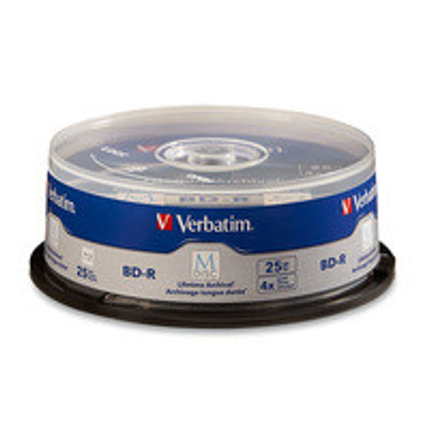 Verbatim 98909 25GB BD-R 25pcs read/write blu-ray disc (BD)
