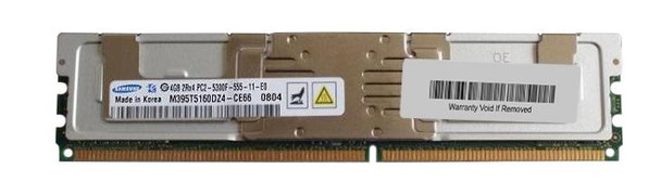 M395T5160DZ4-CE66 - Samsung 4GB 667MHz PC2-5300 2RX4 ECC DDR2 SDRAM FULLY BUFFERED 240-Pin DIMM SAMSUNG Memory for Server