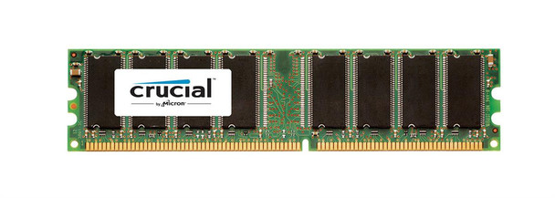 CT407784 - Crucial 256MB PC3200 DDR-400MHz non-ECC Unbuffered CL3 184-Pin DIMM Memory Module