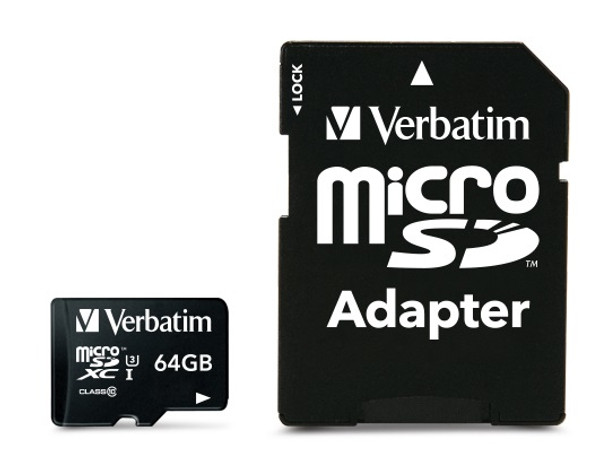 Verbatim Pro 64GB MicroSDXC UHS Class 10 memory card