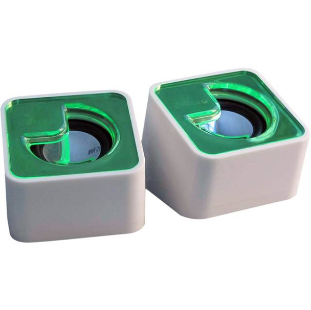 iMicro SP-IM500GR Wired Portable Notebook Mini Speakers (Green)