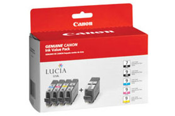 Canon PGI-9, PGI-7 black, cyan, magenta, yellow ink cartridge