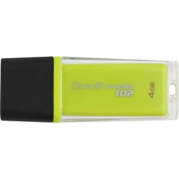 DT102/4GB - Kingston 4GB DataTraveler 102 USB2.0 Flash Drive - 4 GB - USB - External