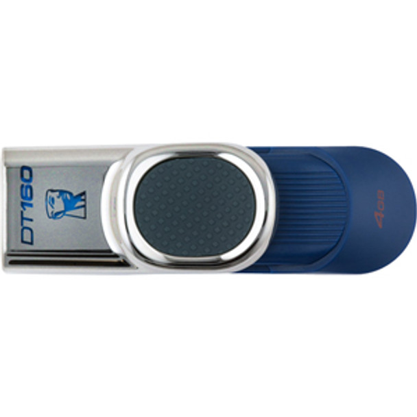 DT160/4GB - Kingston DataTraveler 160 DT160/4GB 4 GB USB 2.0 Flash Drive - External