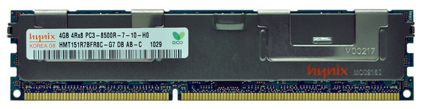 HMT151R7BFR8C-G7 - Hynix 4GB PC3-8500 DDR3-1066MHz ECC Registered CL7 240-Pin DIMM Quad Rank Memory Module