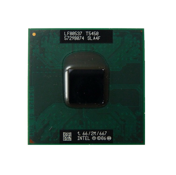 01G011680405 - Intel Core 2 Duo T5450 1.66GHz 667MHz FSB 2MB L2 Cache Socket PPGA478 Processor