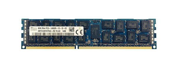 HMT31GR7EFR4C-RD - Hynix 8GB PC3-14900 DDR3-1866MHz ECC Registered CL13 240-Pin DIMM Dual Rank Memory Module