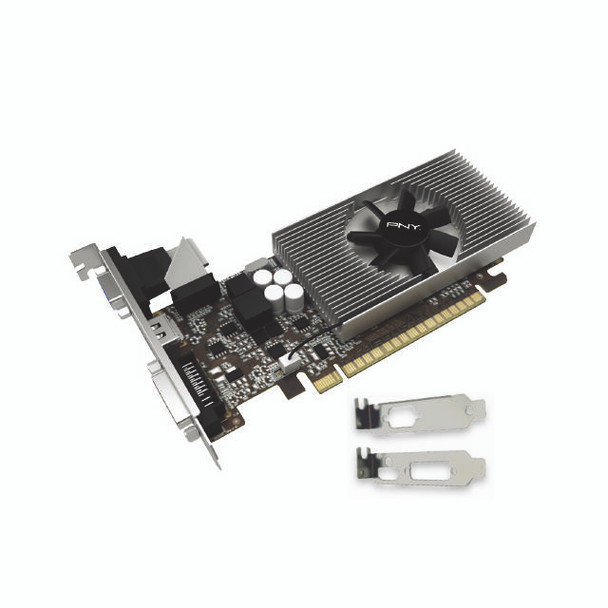 PNY NVIDIA GeForce GT 730 1GB GDDR5 VGA/DVI/HDMI Low Profile PCI-Express Video Card