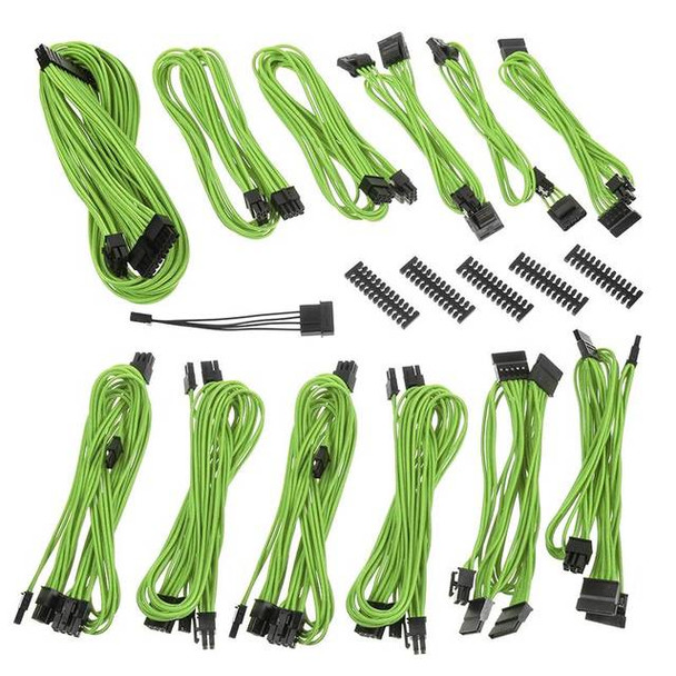 BitFenix ALCHEMY 2.0 PSU CABLE KIT for Corsair Power Supply AXi/HXi,RM/Rmi/RMx/CS-M/TX-M/CX-M, CSR-SERIES - Green (BFX-ALC-CSRNV-RP)