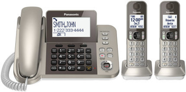 Panasonic KX-TGF352N DECT Caller ID Champagne telephone