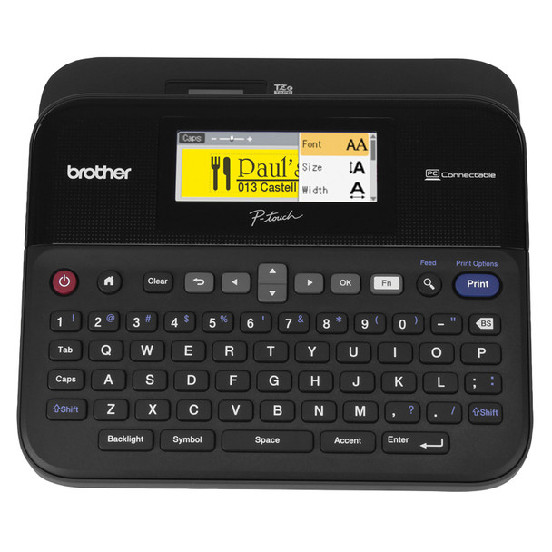 Brother PT-D600 Thermal transfer 180 x 360DPI label Printer (Refurbished)