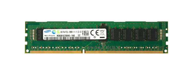 M393B1G70BH0-YK0 - Samsung 8GB (1X8GB) 1600MHz PC3-12800 ECC Registered 1RX4 1.35V DDR3 SDRAM 240-Pin DIMM SAMSUNG MEMOR