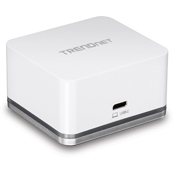 Trendnet TUC-DS1 USB 3.0 (3.1 Gen 1) Type-C Silver, White notebook dock/port replicator