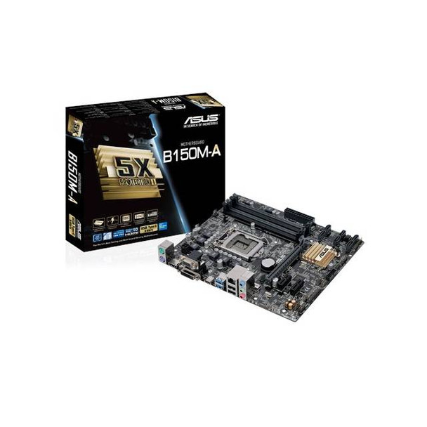 Asus B150M-A LGA1151/ Intel B150/ DDR4/ SATA3&USB3.0/ A&GbE/ MicroATX Motherboard