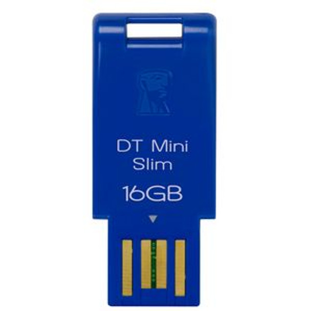 DTMSB/16GB - Kingston 16GB DataTraveler Mini Slim USB Flash Drive - 16 GB - USB - External