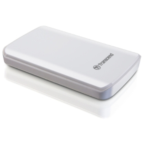 TS320GSJ25D2-W - Transcend StoreJet 25D2 320 GB 2.5 External Hard Drive - White - USB 2.0 - SATA - 5400 rpm - 8 MB Buffer