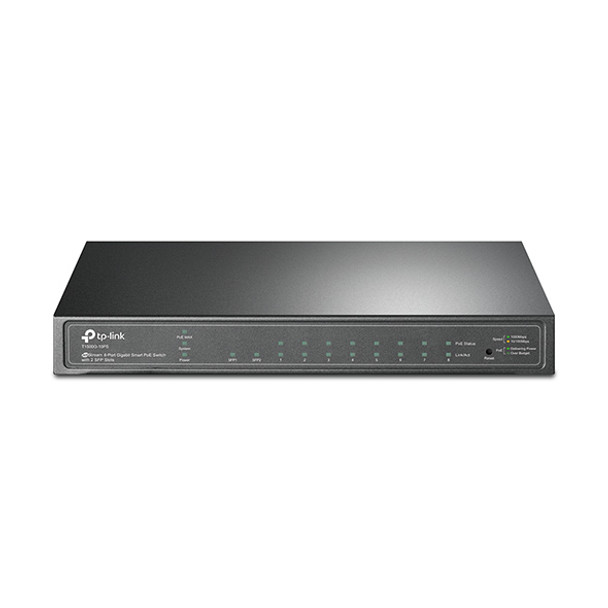TP-LINK T1500G-10PS Managed L2/L4 Gigabit Ethernet (10/100/1000) Power over Ethernet (PoE) Black