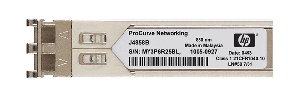 J4858-69001 - HP ProCurve X121 GigaBit-SX-LC SFP Mini-GBIC 850nm Transceiver Module