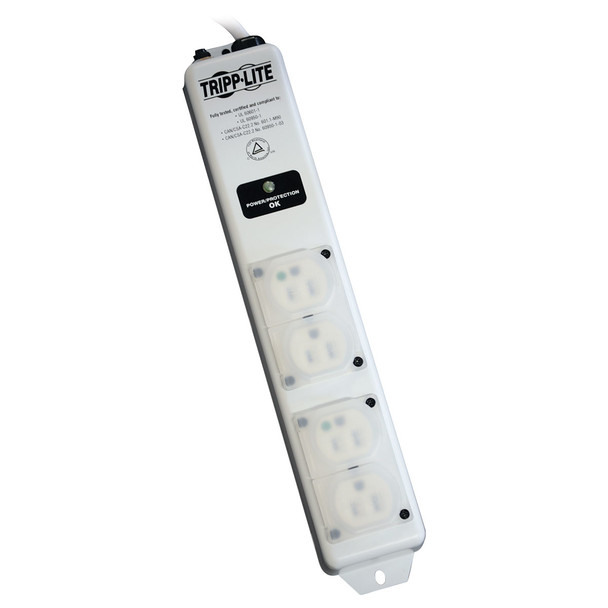 Tripp Lite SPS406HGULTRA 4AC outlet(s) 120V 1.83m White surge protector